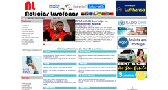 Desktop Screenshot of noticiaslusofonas.com