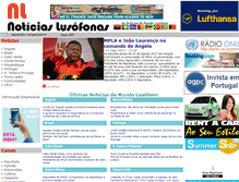Tablet Screenshot of noticiaslusofonas.com